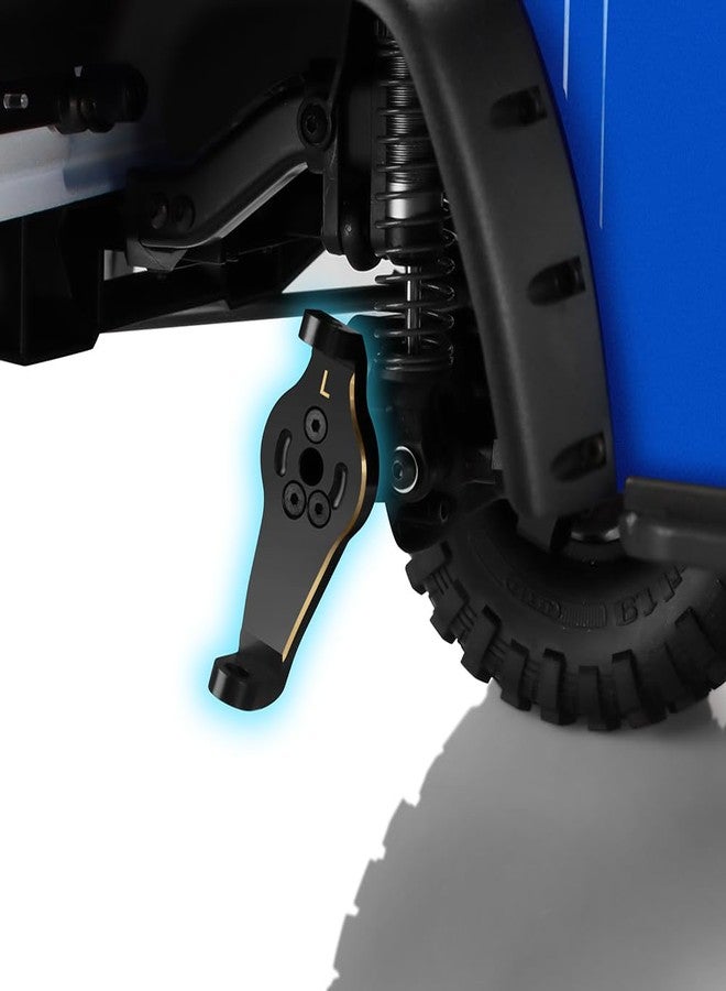 GLOBACT قطع غيار سيارات الزحف TRX4 TRX6 RC من النحاس الأصفر GLOBACT ذات الوزن الثقيل، قطع غيار ترقية (قطعتان) - Image 5